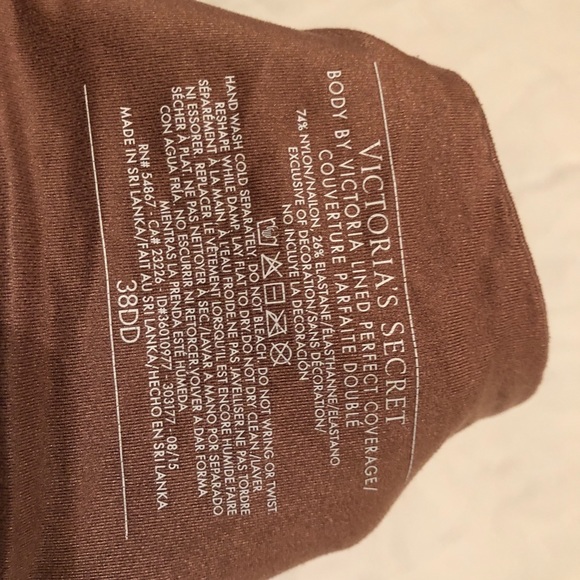 Victoria’s Secret Brown Perfect Coverage Bra - Picture 2 of 7